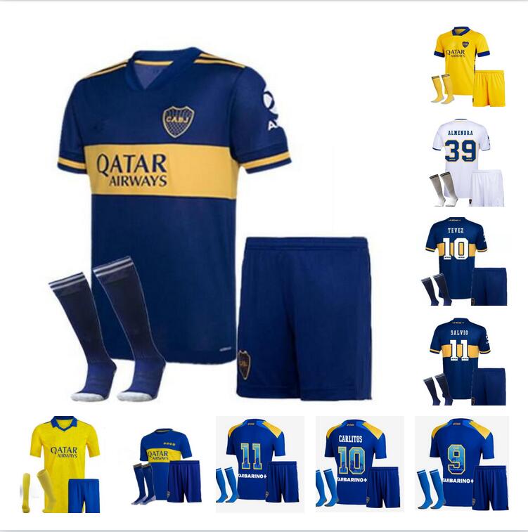 

adult kit 20 21 22 23 Boca Juniors DE ROSSI Soccer Jerseys 2020 2021 2022 2023 CARLITOS TEVEZ CARLITOS MARADONA ROMAN SALVIO ABILA PAVON man kits football Shirts