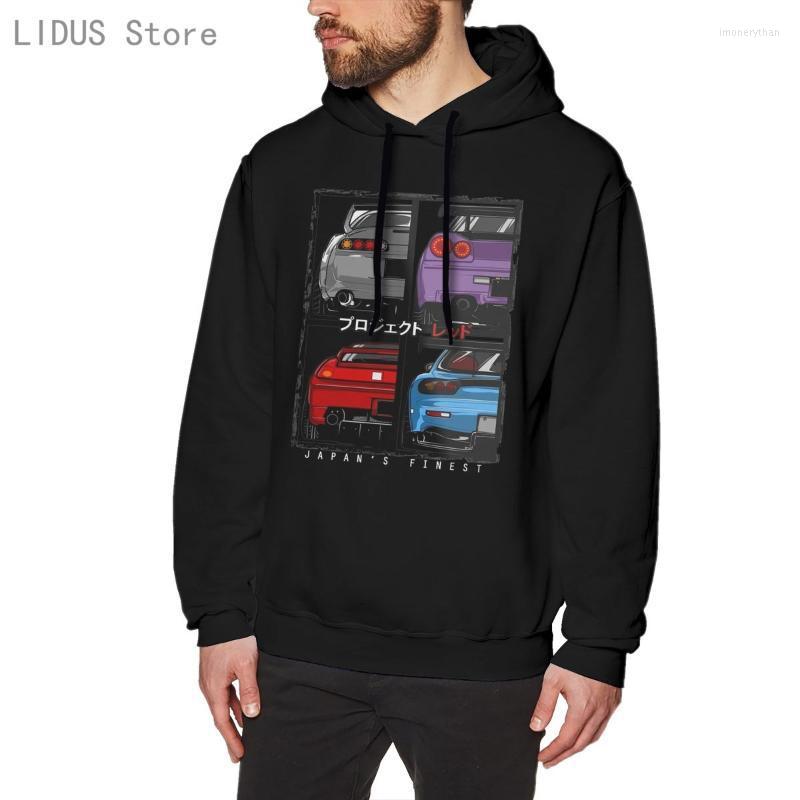 

Men' Hoodies & Sweatshirts Japans Finest R34 NSX FD3S RX7 Jdm Car Hoodie Harajuku Creativity Streetwear HoodiesMen' Imon22, Black