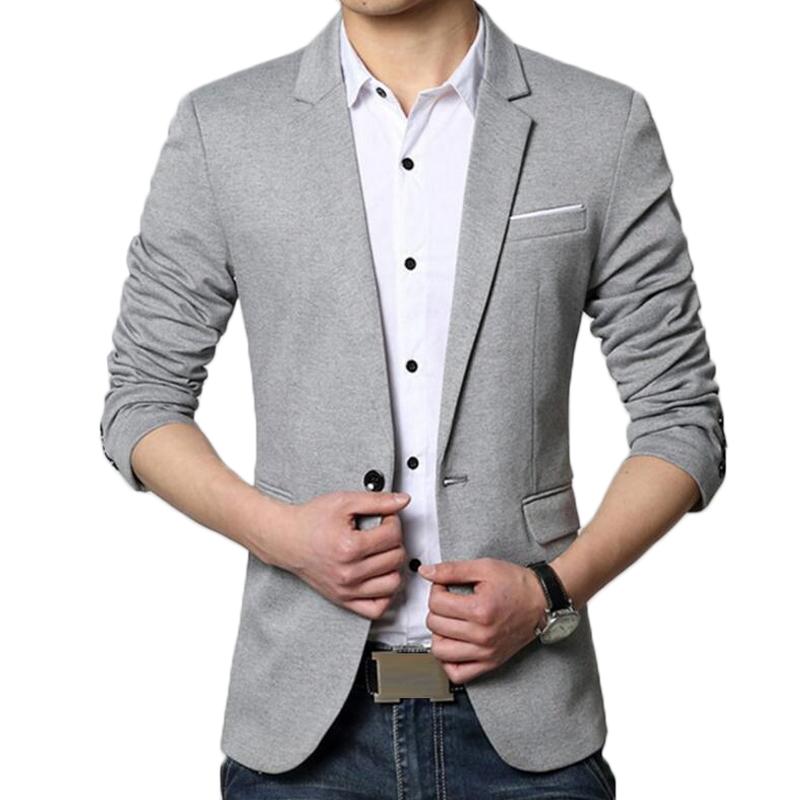Costumes pour hommes Blazers Blazer Hommes Corée Slim Fit Mode Costume Veste Homme Casual Coton Lin Soild Couleur Plus La Taille 5XL 6XL Manteau