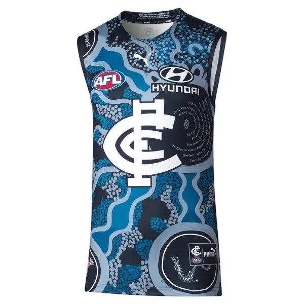 

2022 CARLTON BLUES AFL INDIGENOUS DREAMTIME GUERNSEY 2022/2023 Carlton Blues Guernsey Home/Away Rugby Jersey size S--2XL, 2022 guernsey jersey