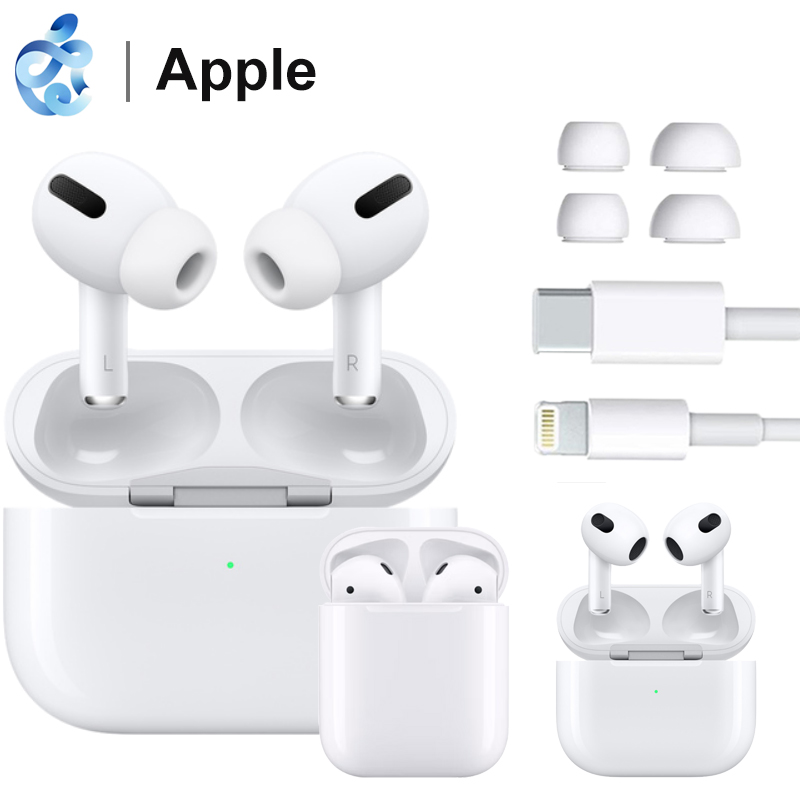 

TOP quality Apple AirPods 3 Pro Air 2 3 Pods Gen 3 Pods Earphones H1 Chip Transparency Wireless Charging Bluetooth Headphones AP3 AP2 Earbuds 2nd Headsets usps, White