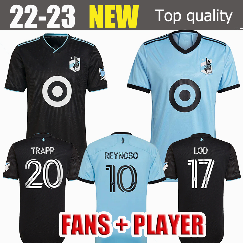 

Player version MLS 2022 2023 FC Minnesota United Soccer Jersey GREGUS REYNOSO DOTSON METANIRE AMARILLA OPARA Football Shirts adult mens United uniform