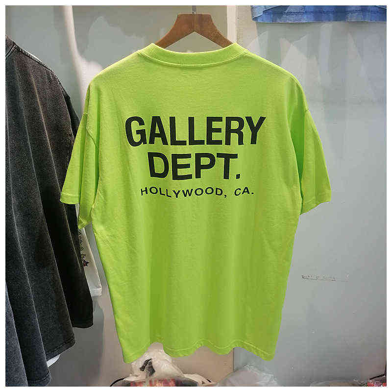 

Galery Dept Basic High Street Fashion Loose Cotton Simple and Versatile Men's Women's Round Neck Short Sleeve T-shirt, Gray