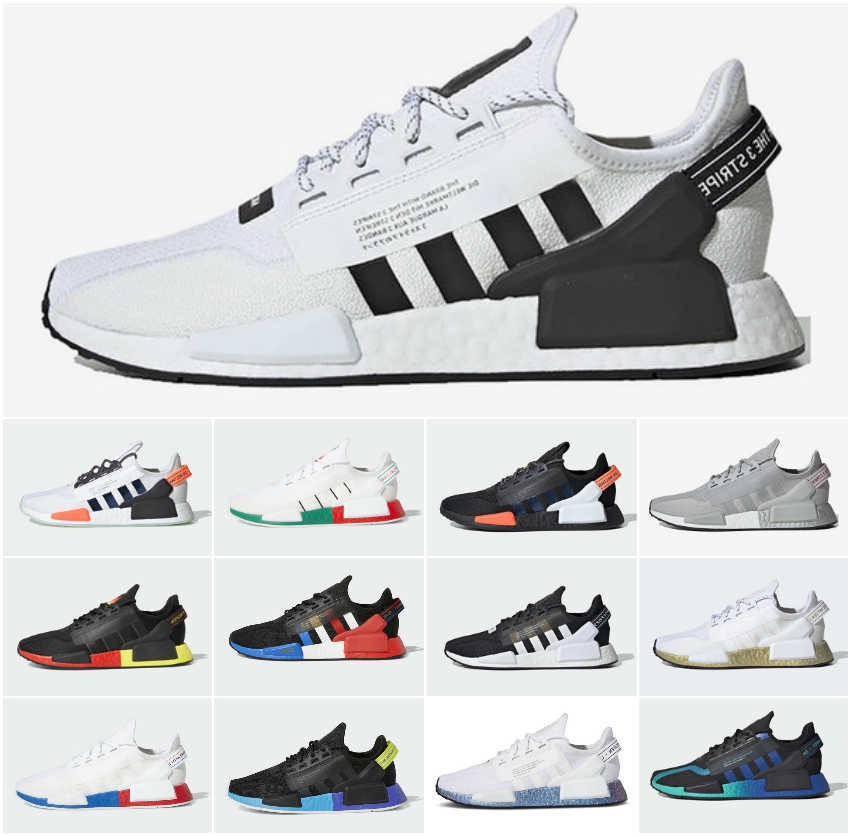 

Fashion Dazzle Camo Nmd R1 V2 Mens Running Shoes Aqua Tones Mexico City Metallic Core Black Munich Oreo Og Men Women Japan Outdoor Designers, D039