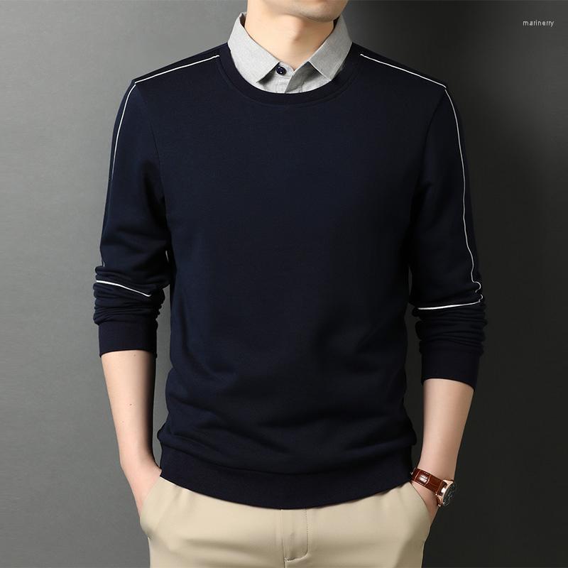 

Men's Sweaters Spring Autumn Sweater Men's Long-sleeved Bottoming Shirt 2001Men's Mari22, Army green