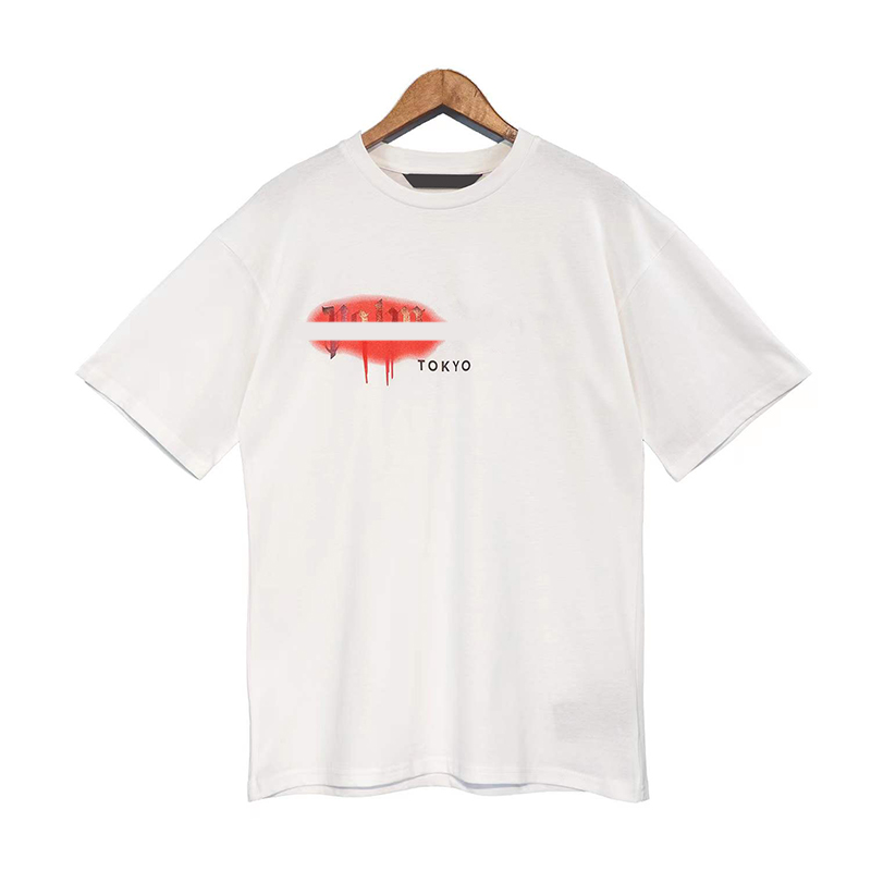 

designer tshirt t shirts palms mens spray letter print short-sleeved shirt fashion angels women graphic tees T-Shirts RPPL TACF, 101