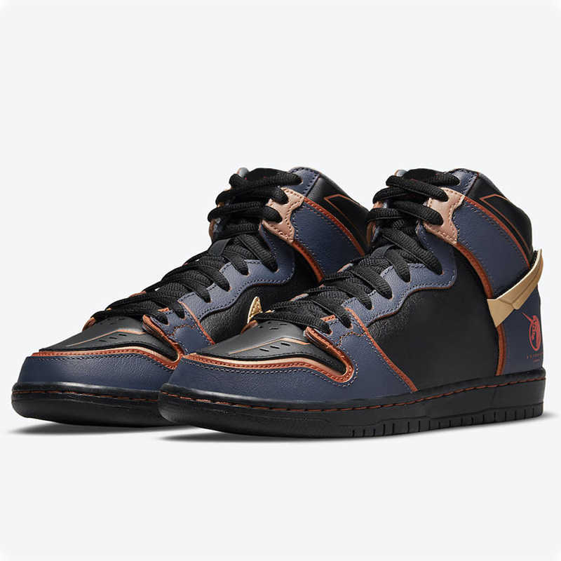 

Top Quality Casual Shoess kateboard shoe Gundam x Banshee Designer Independent Brand Women Men High Low limited edition Trainers Sneakers, #1