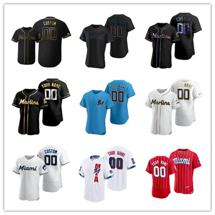 

Custom Miami''Marlins''MEN WOMEN YOUTH 2022 Alternate City Connect baseball Jersey S-3XL
