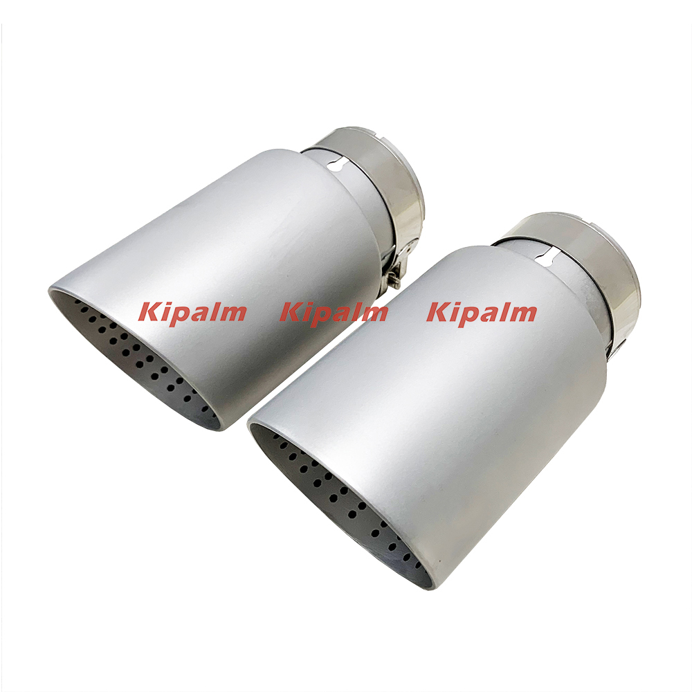 

1 piece Sand Blasting Stainless Steel Exhaust Muffler Tail Tips for VW Golf 6 Golf 7 R Tiguan