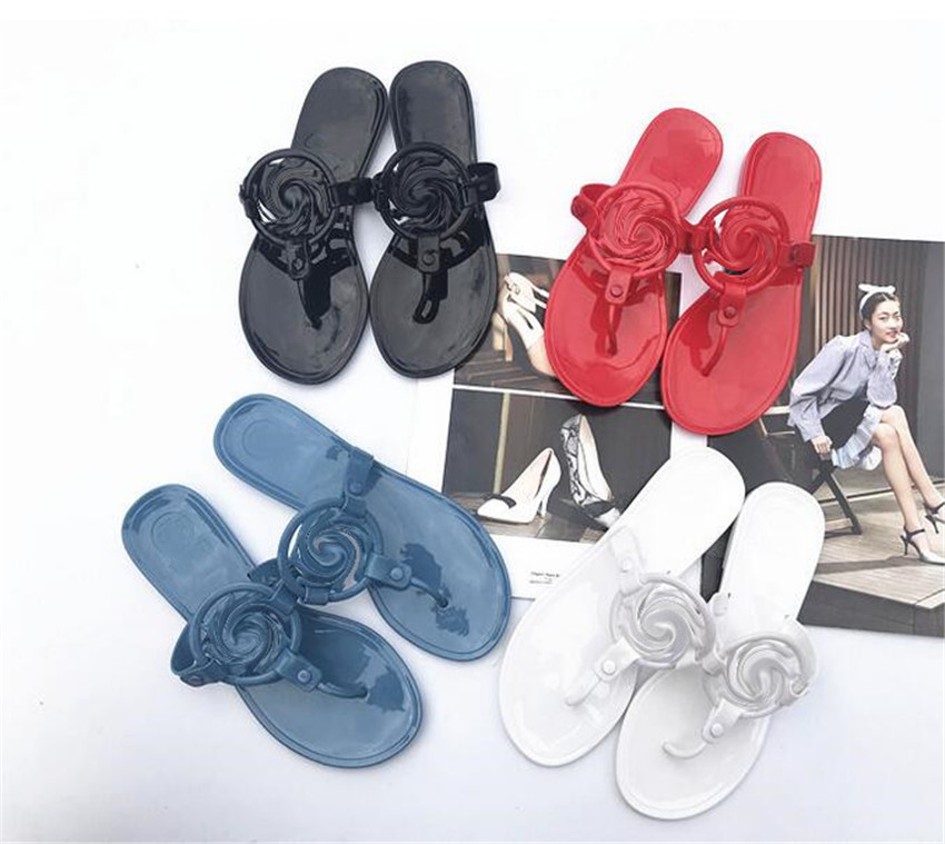

Women summer Slippers fashion beach shoes top quality non slip melissa shoes sandal comfortable slipper ladies multicolor big size casual sandals M60147