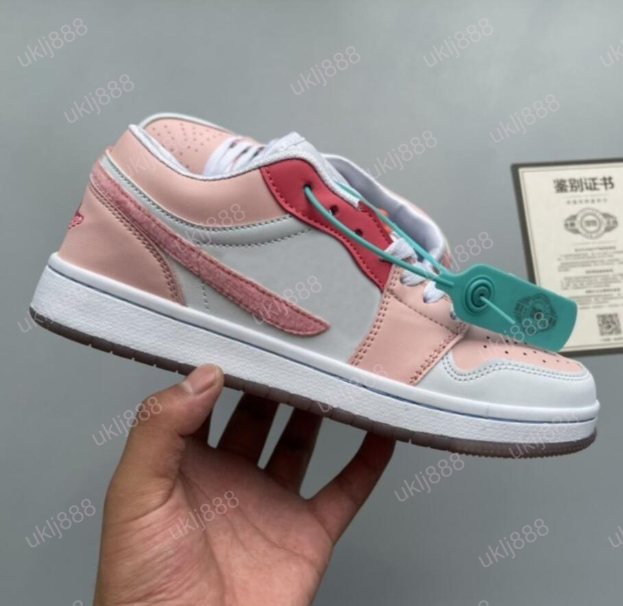 

Jumpman 1 1S Low SE Honey Peach Basketball Shoes Pink Velvet Ladies Sport Sneakers Women Lovely Outdoor Shoe DM5443-666 Size 36-40 Dress Shoe, Customize