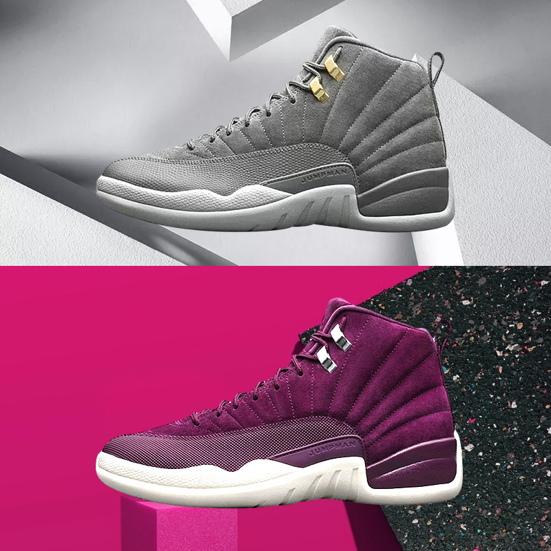 

12 12s Bordeaux Dark Grey Men Basketball Shoes men shoes Bordeaux 12s Sports shoes Athletic Trainers Sneakers