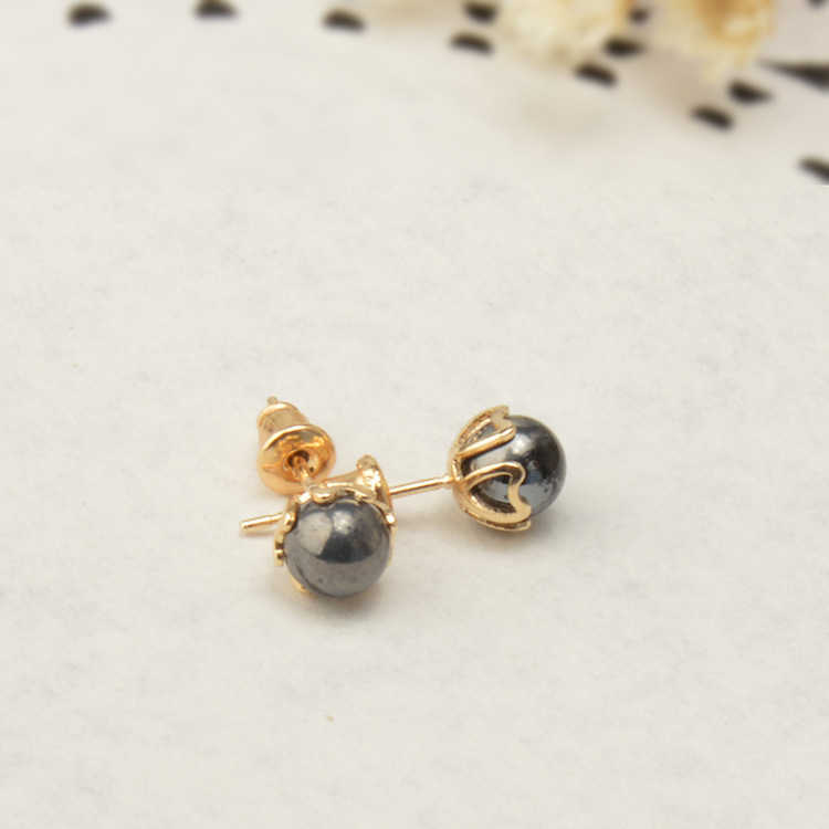 

High imitation Shell Bead Earrings temperament silver jewelry still double-sided pearl earrings VIP 08