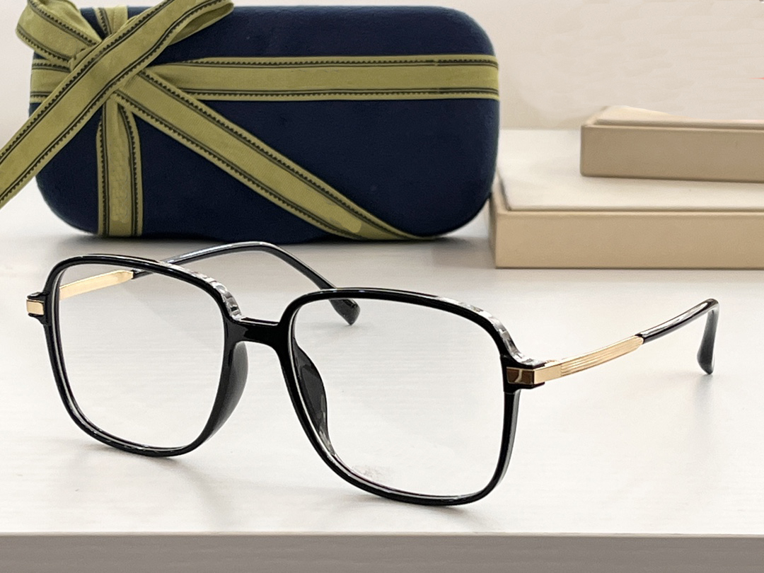 

New Black Sunglasses HD Anti-Blu-ray Personality Contrast Color Trend Transparent Thin Frame Sven Glasses