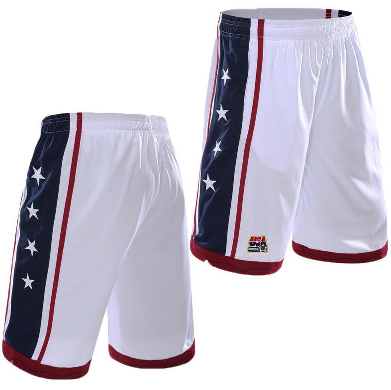 

New 2021 Summer Sport USA Basketball Shorts Outdoor RunningTrainning shorts men with pockets plus size M-3XL, Blue