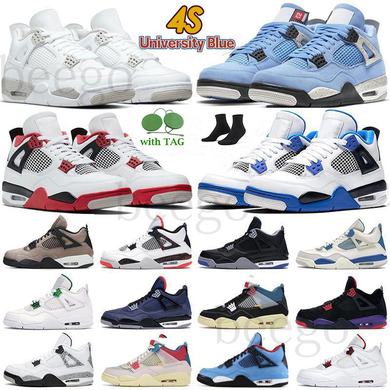 

basketball shoes women men for jumpman retro 4 4s sail sp guava ice Noir travis unc bred black cat OG university blue off white lightning undefeated sneakers trainers, Need box