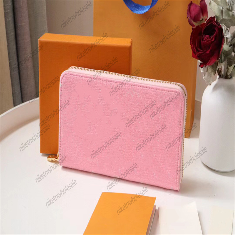 

Designer Monograms Leather Purse Denim High Qualtiy Card Coin Wallet Clutch Bags M81226, ##