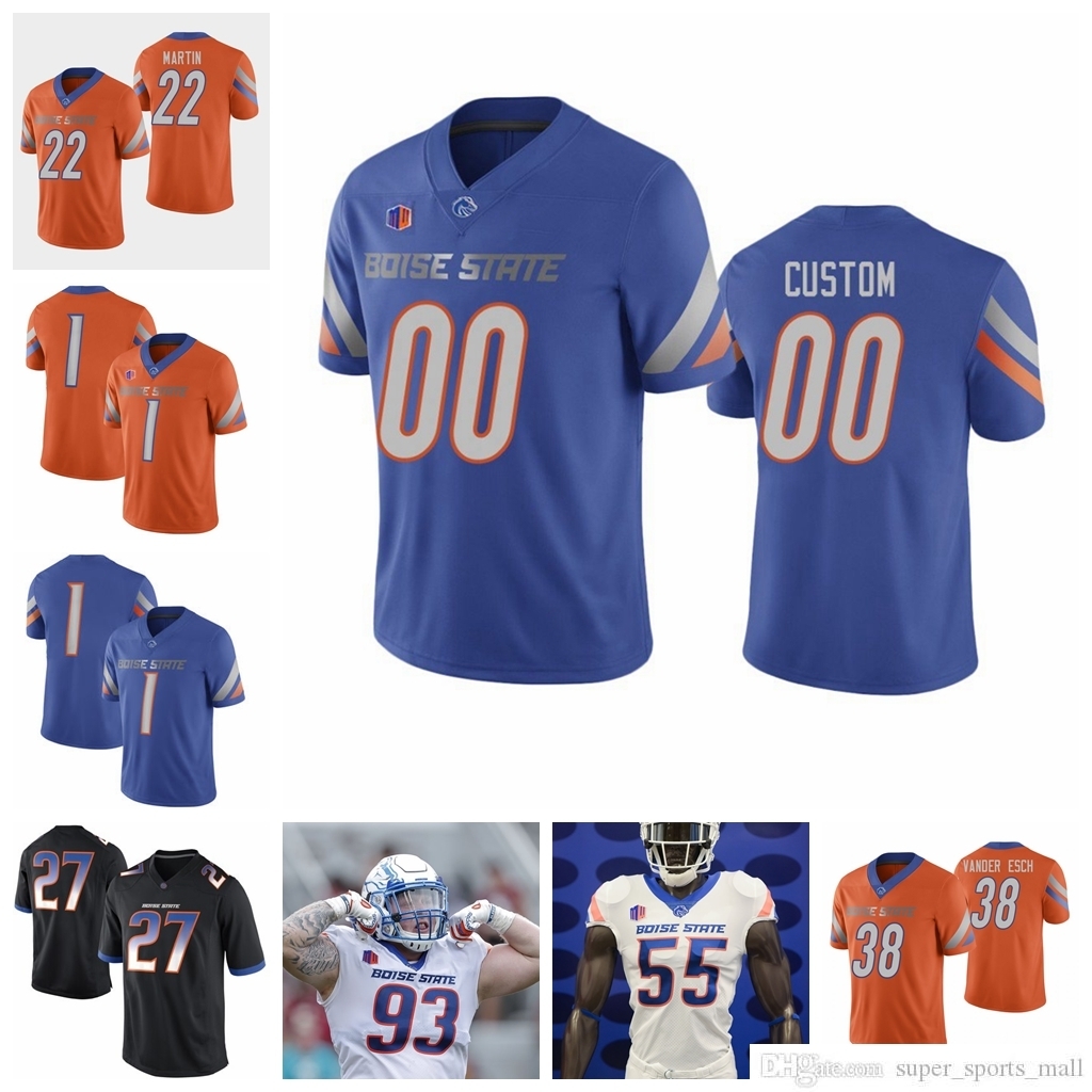 

NCAA Boise State Broncos College Football Jerseys Andrew Van Buren Jersey Sean Modster Cedrick Wilson Jr. DeMarcus Lawrence Jerseys Custom Stitch shirt, Womens white