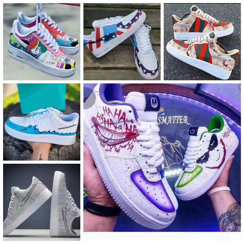 

Shoes Top quality Men Women Black White Pink Sneakers SKY 1S Platform High 07 Low Cut Wheat Brown Skateboard Sports Outdoor