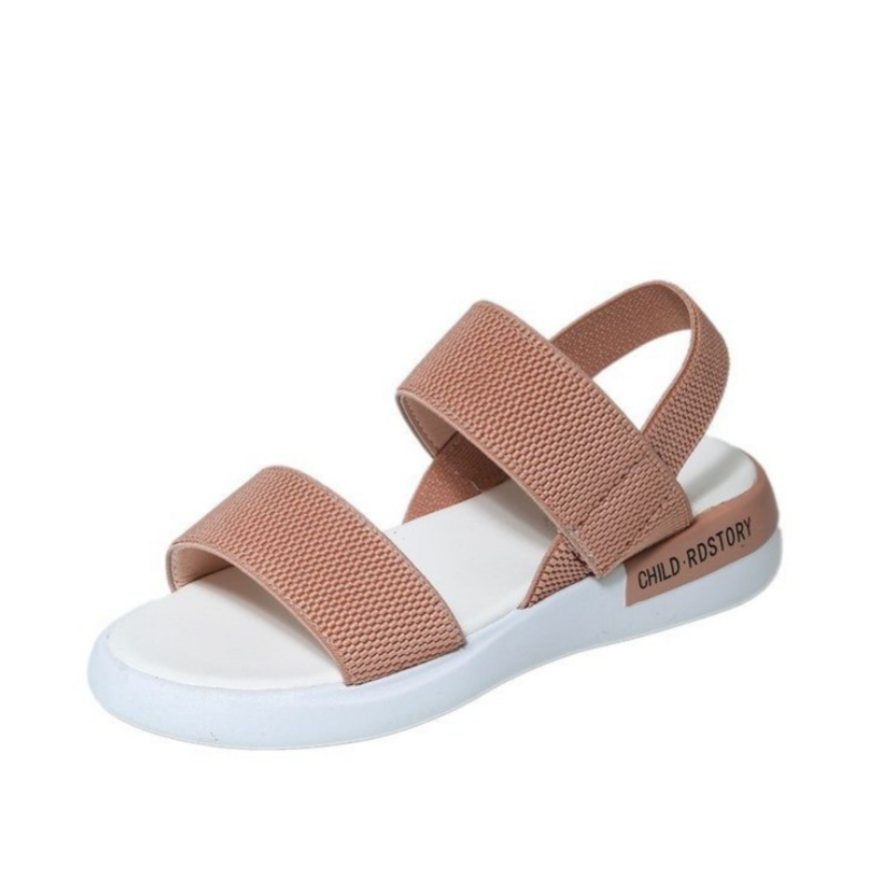 

Sandals Women Summer Shoes Slip On Ladies Flats Fashion Platform Female Casual Comfortable Elastic Strap SandalsSandals, Photo color