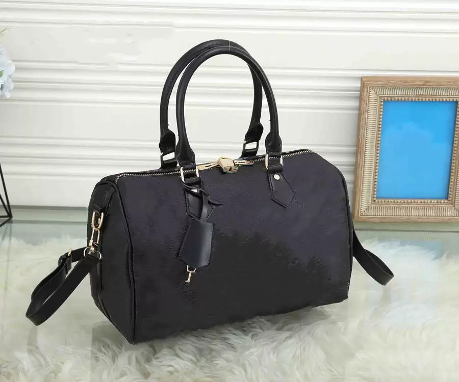 

Women Messenger Travel Designer Shoulder Bag Classic Style Fashion bags Shoulder Lady Totes Crossbody handbags Wallet Pillow Speedy 30 With key lock, Multi-color