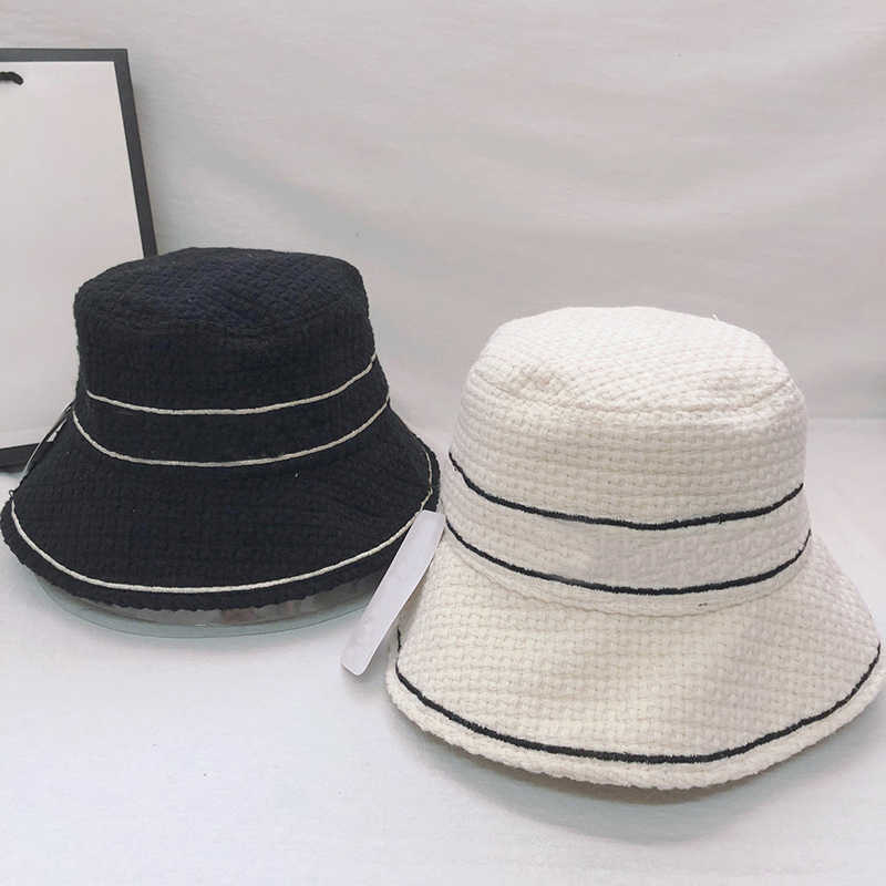 

Fashion Bucket Hat Cap for Women Men Baseball Caps Beanie Casquettes Woman Man Fisherman Buckets Hats Patchwork High Quality Autumn Winter, Black