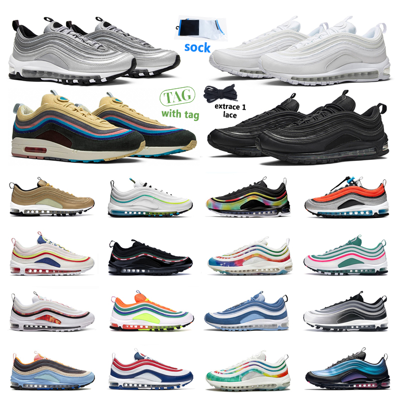 

2022 running shoes man and woman Triple white Sean Wotherspoon Star Silver Bullet Metallic Gold Midnight Navy Persian Violet Indigo Storm Sail Sky, #43