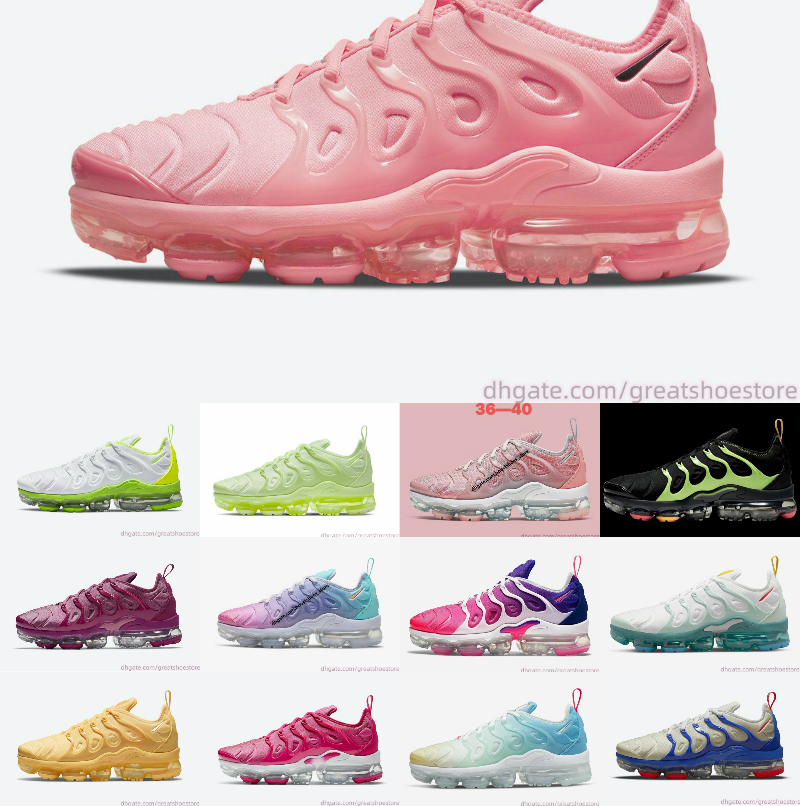 

Top Quality Designer Running Shoes Original Plus TN Shoes lightweight Sports Trainers Bouncy Soft Sole Royal Cherry Platinum Fresh Breathable Men Women Sneakers, 23#