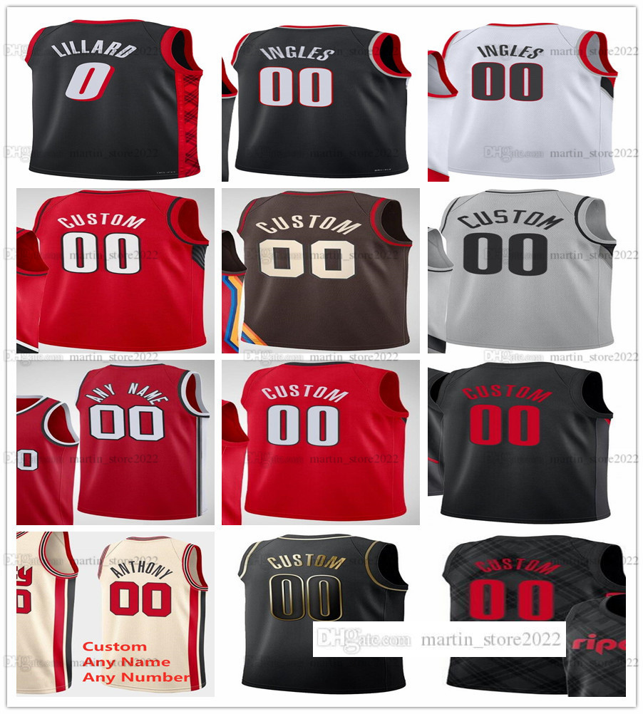 

2022 Draft Pick Basketball Shaedon Sharpe Jersey Jabari Walker Men Red Black White, Cream