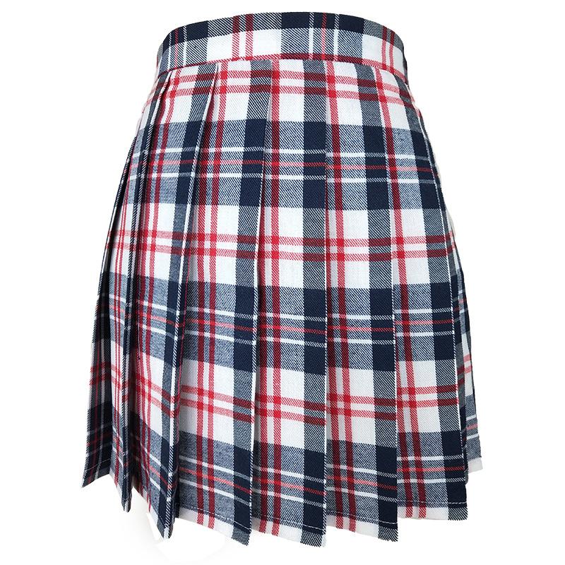 

Clothing Sets XS-3XL Women Skirt Preppy Style High Waist Chic Stitching Skirts Summer Student Pleated Cute Sweet Girls Dance SkirtClothing