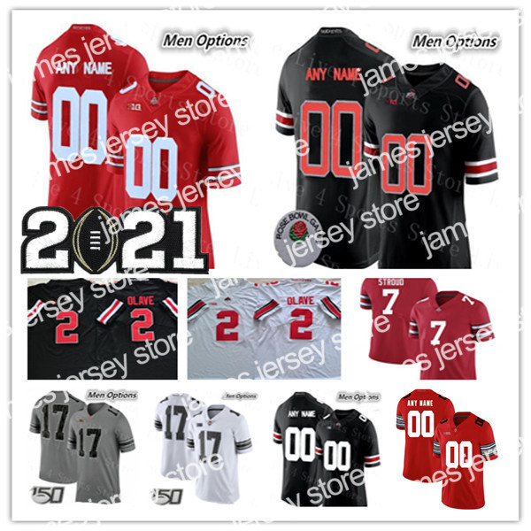

James College Rose Bowl Football Ohio State Buckeyes OSU Jerseys Football Ronnie Hickman J.T. Tuimoloau Marcus Crowley Emeka Egbuka Cody Simon, Men grey