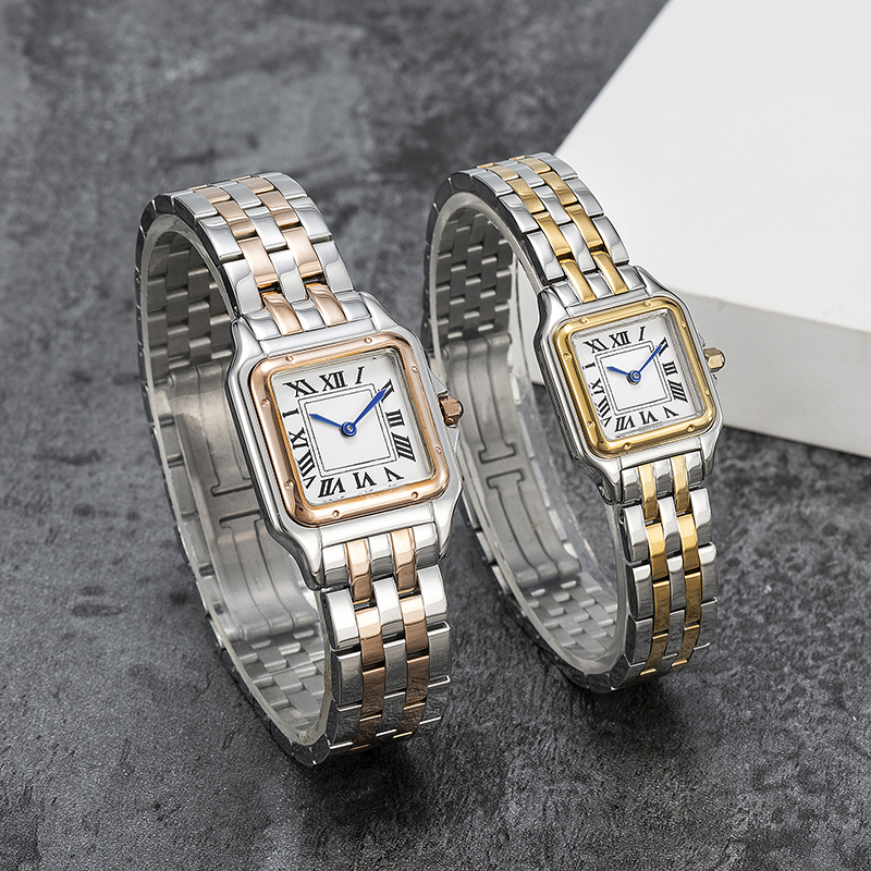 

Fashion couple watches are made of high quality imported stainless steel quartz ladies elegant noble diamond table 50 meters waterproof