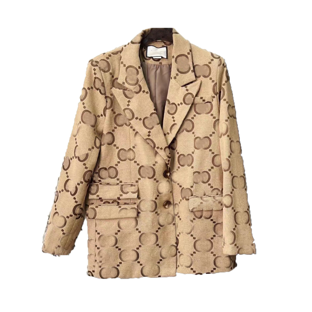 

B-258 fashion women suit designer clothes blazer with full letters 2022 spring new released tops shorts