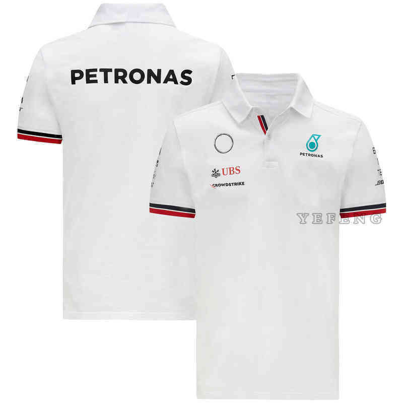 

Formula 1 Men' Polos Mercedes Benz Racing Team F1 Polo 2022 Season Petronas Motorsport Men Breathable Casual Short Sleeve T-Shirt Summer ML, A-m-ga