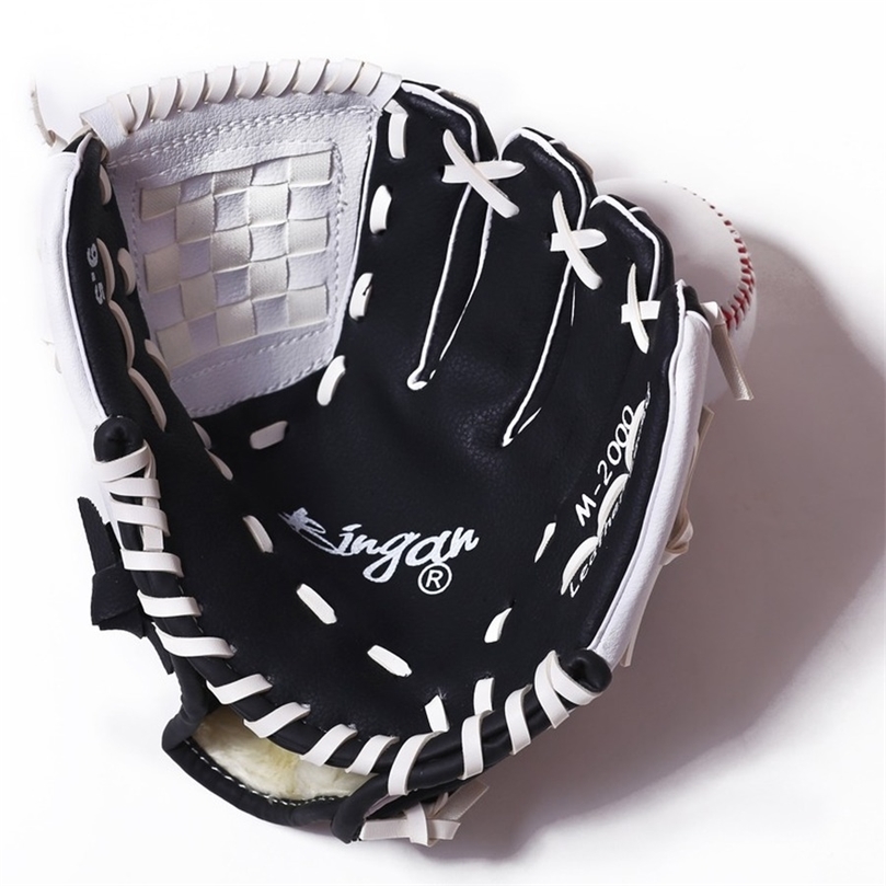 

Youth Left Hand Baseball Glove Breathable Softball Baseball Gloves Black Pitcher Guante De Beisbol Sports Entertainment EI50BG 220812, White