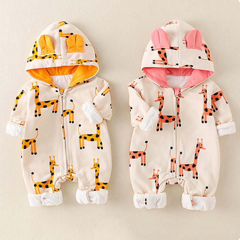 

Clothing Sets Born Infant Baby Boys Girls Rompers Autumn Winter Kids Boy Girl Cartoon Giraffe Long Sleeve Knit ClothesClothing, Yp17287 red