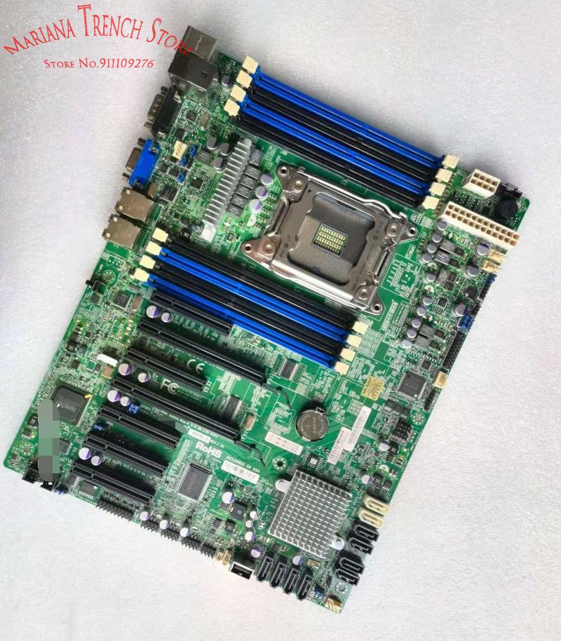 

Motherboards X9SRL-F For Supermicro Server Motherboard LGA2011 E5-2600/1600 V1/v2 Family ECC DDR3 PCI-E 3.0 Dual Port GbE LAN SATA3 IPMI 2.0