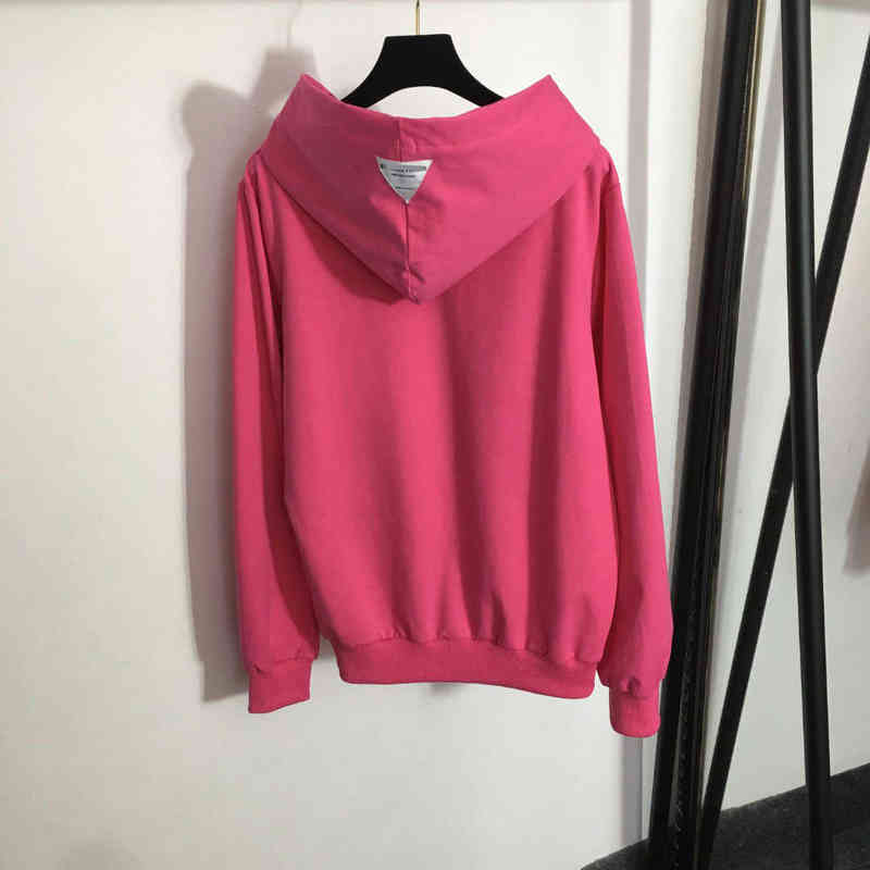 

2022 spring and summer new sports suit chest lettered long sleeve hooded Pullover Sweater elastic waist rest, Black