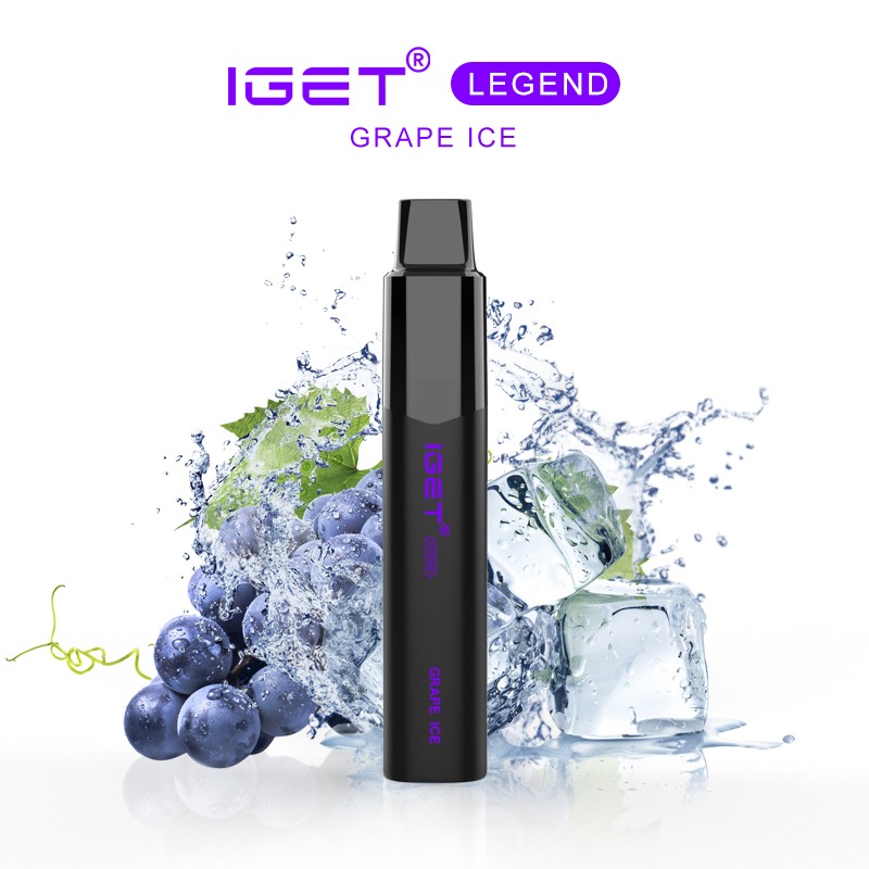 

Original IGET LEGEND Disposable E-cigarettes Device Battery 12ml Pods 1500mAh Vapors 4000 Puffs Kit VS bar XXL PLUS SHION MAX