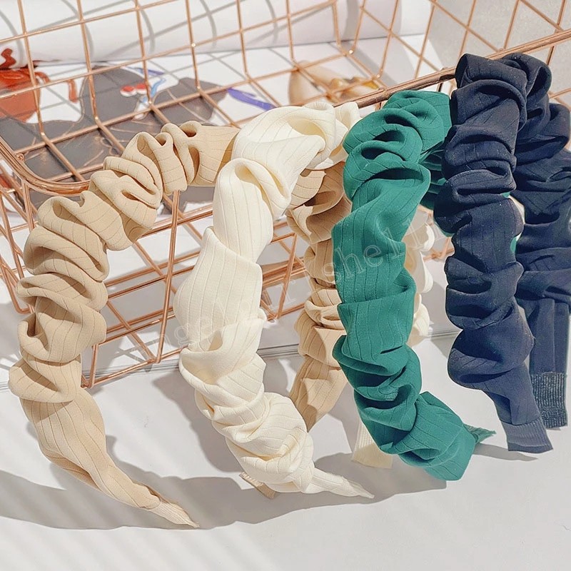 

Solid Color Hairband Women Individuality Headband Hair Hoop Girls Korean Hairbands Headwear Hair Accessories Gifts
