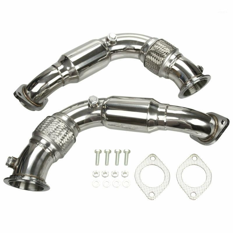 

Manifold & Parts Stainless Steel Exhaust Downpipe For 08-14 X6/X5/5-/7-SERIES N63 B44 4.4 V8