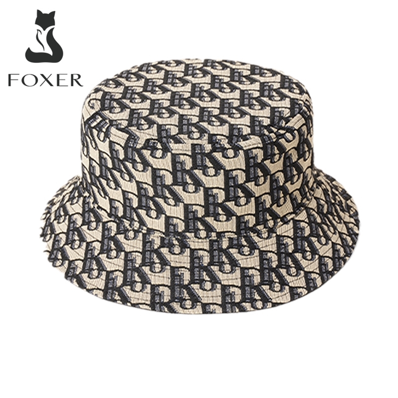 

FOXER Women's Hat Retro Presbyopia Sun Spring And Summer screen Letter Printing Flat Fisherman Girl 220511, Mz021f1a