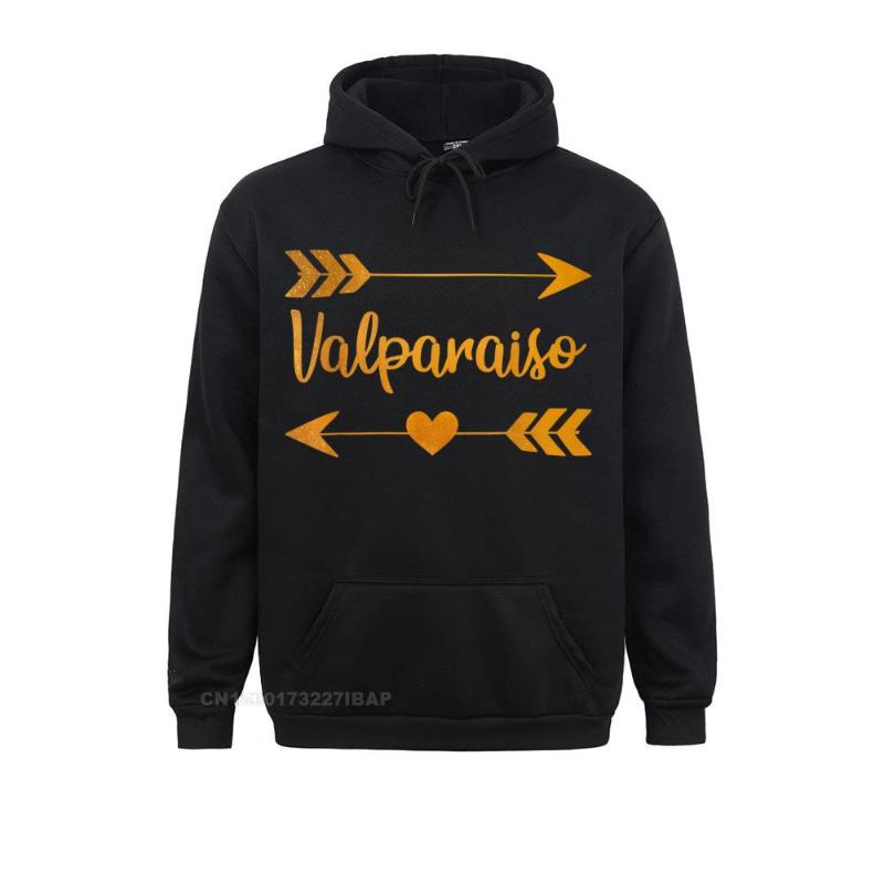

Men' Hoodies & Sweatshirts VALPARAISO IN Funny City Home Roots USA Women Hoodie Anime Summer Men Sportswears, Black
