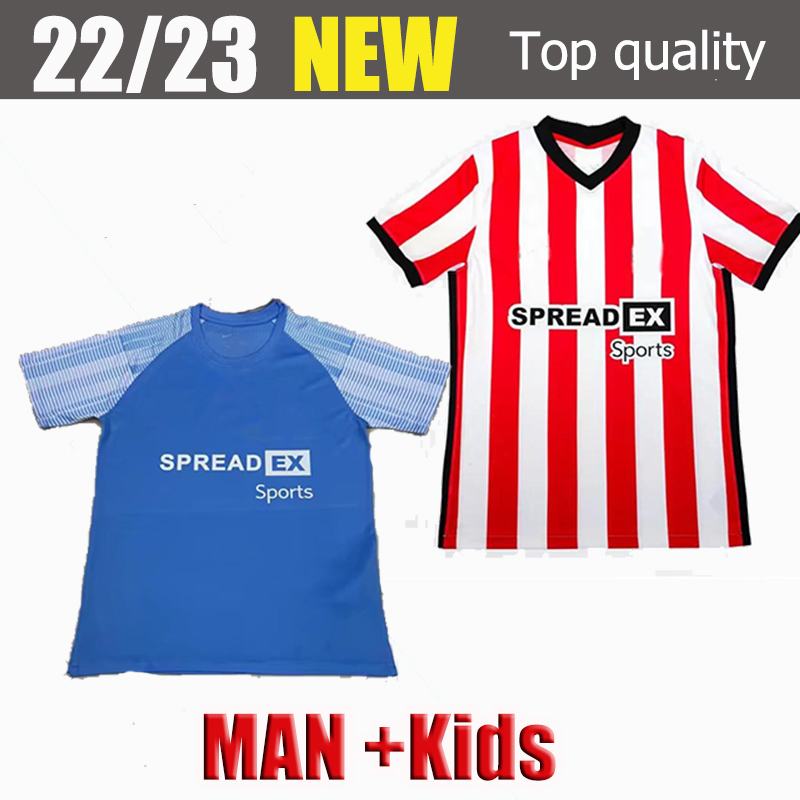 

SUNDERLAND 22 23 soccer jerseys home away 2022 2023 camiseta de futbol DAJAKU EMBLETON BROADHEAD Gooch O'NIEN PRITCHARD Stewart Clarke football shirts MEN KIDS kit
