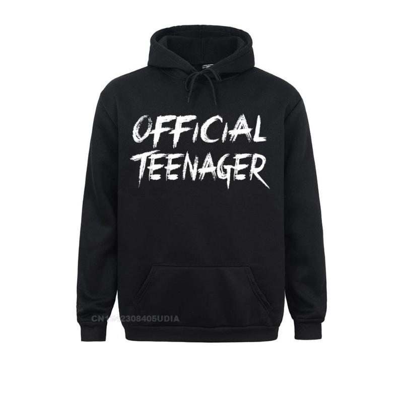 

Men' Hoodies & Sweatshirts Fashion Women Official Teenager Hoodie Funny 13th Birthday Girls Boys Classic Mother Day Hoods, Black
