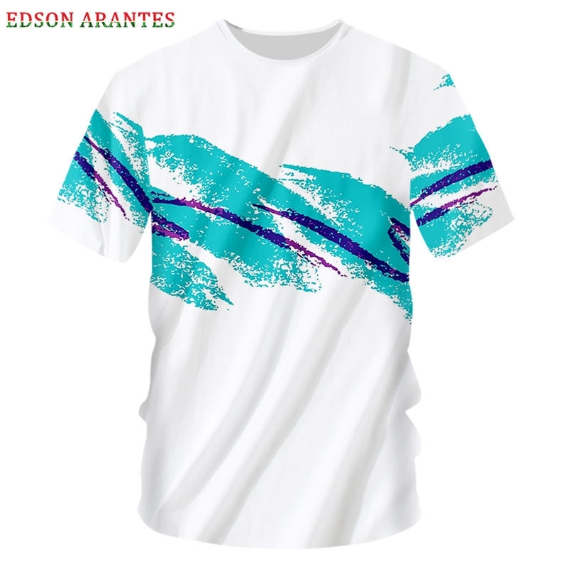 Vintage 3D Marque T-shirt Unisexe À Manches Courtes 90 Jazz Cup Imprimer T-shirts D'été Casual Rock Rap T-shirt Personnalisé Plus Taille S-7XL 22