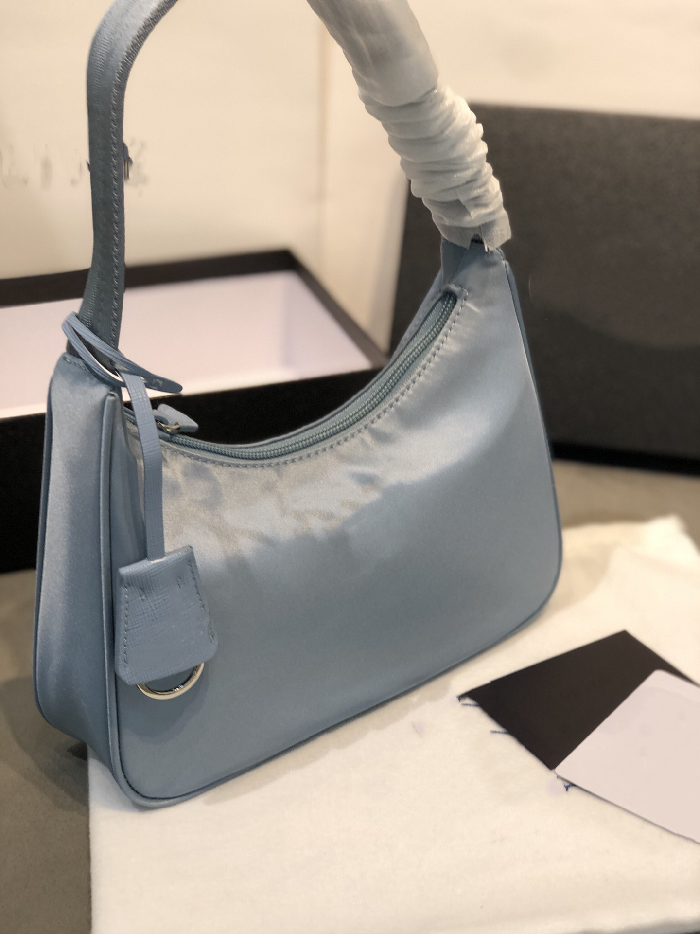 

2022 Shoulder Bag High Quality Nylon Handbags Women luxurys Fashion Designers Bags Classic Ladies Diagonal, Box