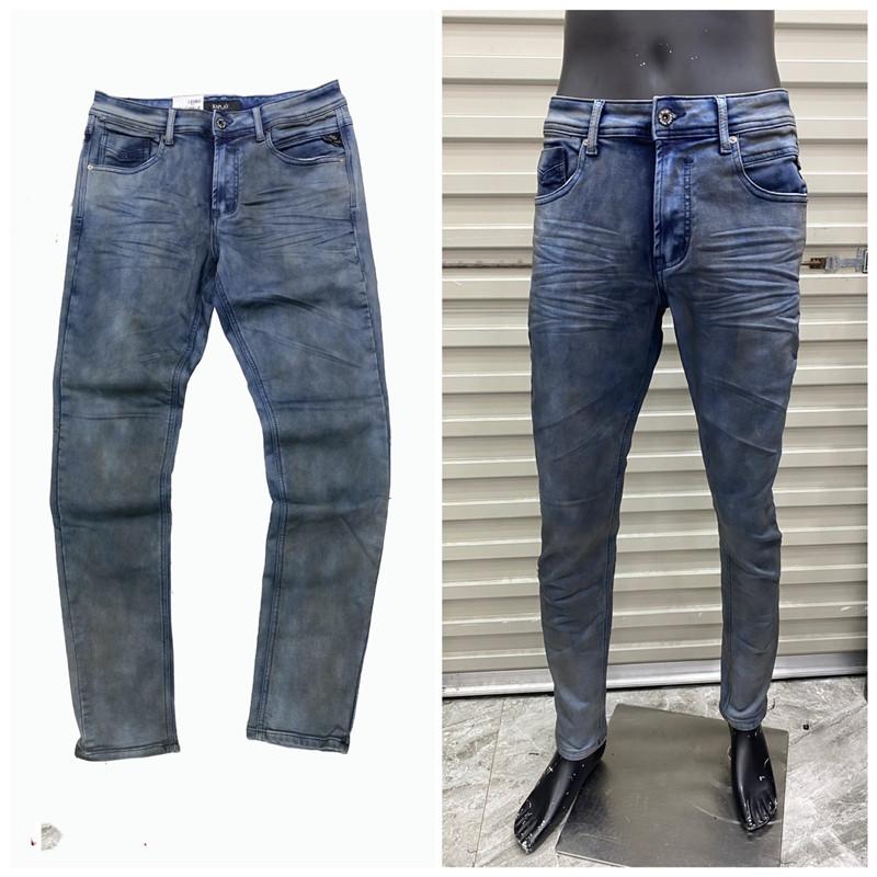 

Men's Jeans High Quality Stretch Homme Cotton Fashion Men Casual Slim Classic Denim Pants Trousers MotorcycleMen's, 10-k978