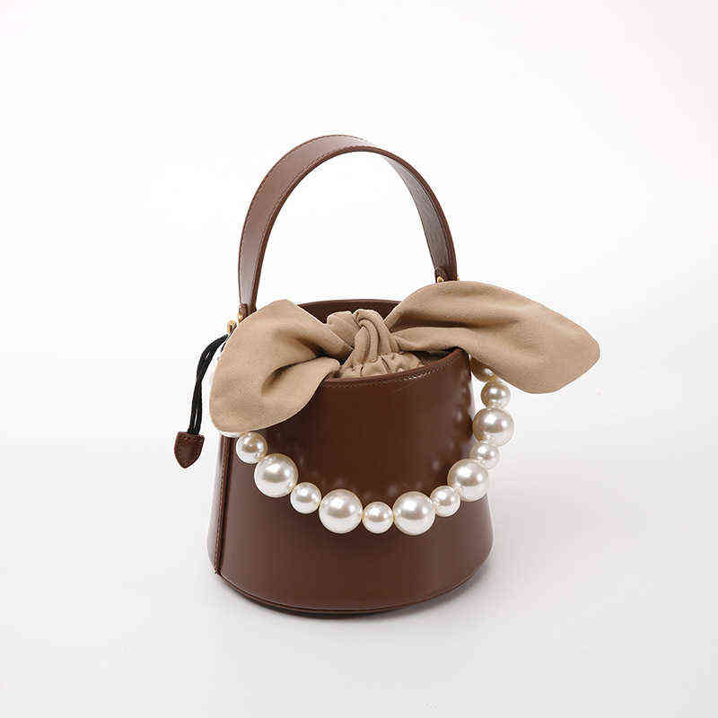 

Designer Portable Bucket Bag Female New Cross Bag Cute One Shoulder Bag 220613, Black