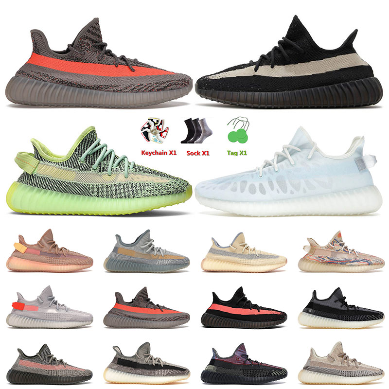 

2022 Top Quality YEEZIES''350'Boost Running Shoes Core Black White'Kanye Mens Women 3M Beluga Reflective Mono Ice Tennis Trainers Sneakers 36-48